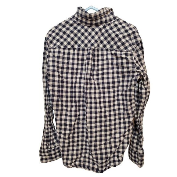 Cherokee Shirt Blue White Checkered 7/8 Boys - Picture 2 of 3